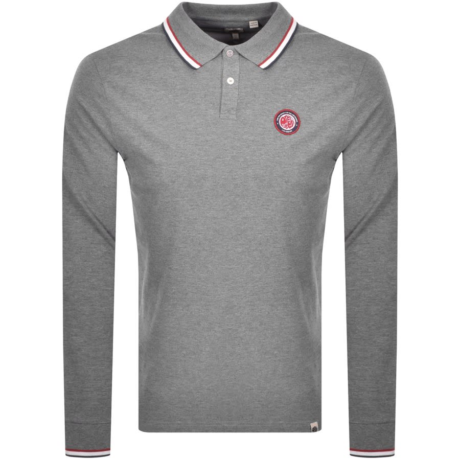 Alternative Image for ProductPretty Green Like Minded Logo Polo T Shirt Grey1
